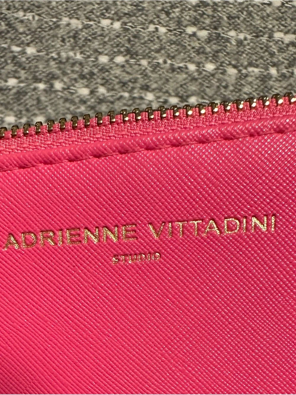 Adrienne Vittadini saffiano textured